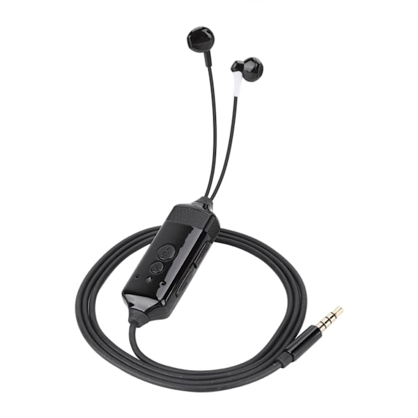 Öronproppar Mobiltelefon Samtalsinspelare Bluetooth Inear Inspelningshörlurar för iOS Svart