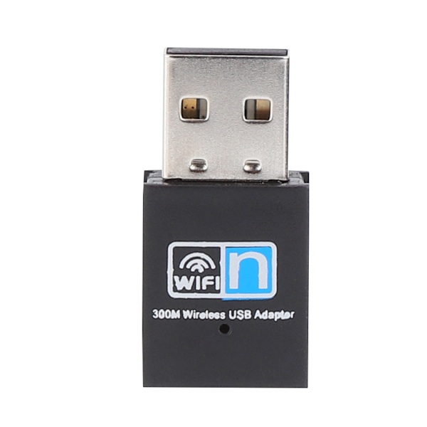 W77-RTL8192EU Trådlös Nätverksadapter 300Mbps USB WIFI Adapter med 5dBi Dubbelantenn