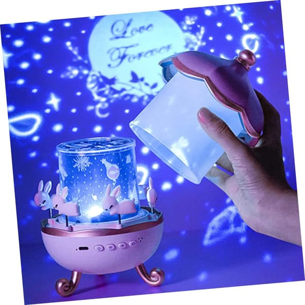 OSALADI Exquisite Atmosphere Light 1 Set Star Projector Adjustable Abs to Rotate Good Decoration Effect
