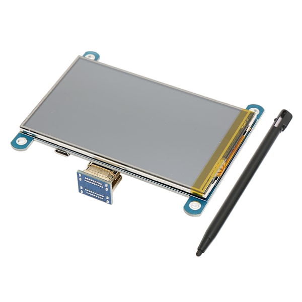 4in HD Multimedia Interface LCD IPS-skærm 800x480 opløsning resistiv touchskærm med stylus til Raspberry Pi