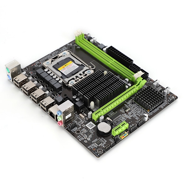 X58S LGA 1366Pin DDR3 Stationär dator PC Moderkort Femfas Power Mainboard