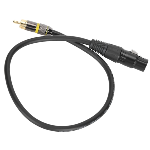 JORINDO Mikrofonkabel XLR hunn til RCA hann kabel balansert signalkoblingskabel JD6054‑0.5m/1.7ft