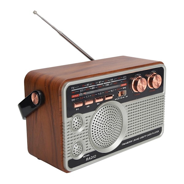 FM/AM/SW-radio, kannettava Bluetooth-kaiutin, ladattava USB-kaiutin U-levylle/muistikortille