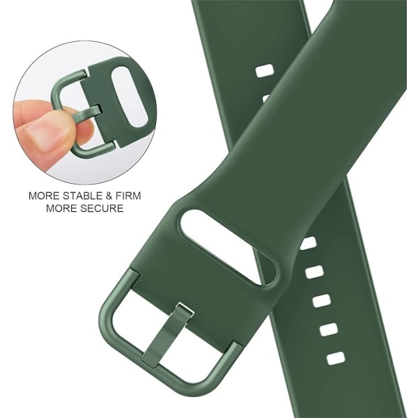 Applen watch ranneke pehmeä silikoni Sports Wristband -vaihtoranneke, sopii koko Iwatch-sarjaan (Clover 38/40/41mm)