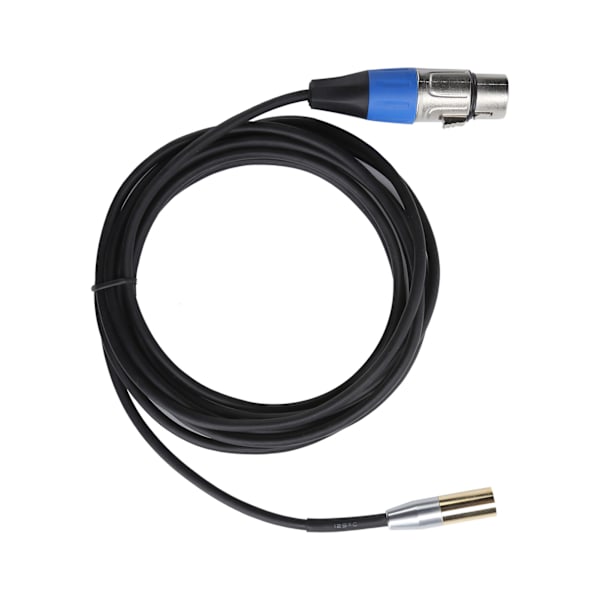 Mini XLR 3-polet han til 3-polet hun lydkabel til Canon kameramikrofonkabel 1 m / 3,3 fod
