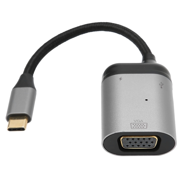 JORINDO JD0782 Type C til VGA-adapter 1080P 60Hz PD Han-til-Hun-konverter til bærbar projektor