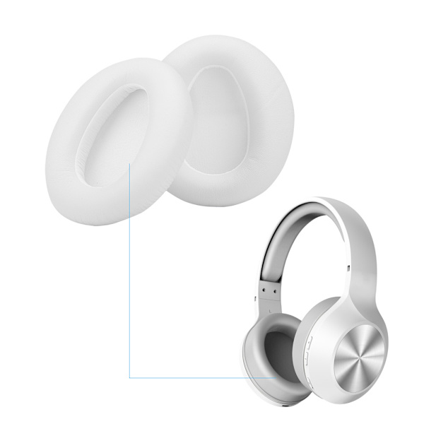 Valkoiset korvatyynyt SONY MDR-10RBT/MDR-10RNC/MDR-10R -kuulokkeisiin