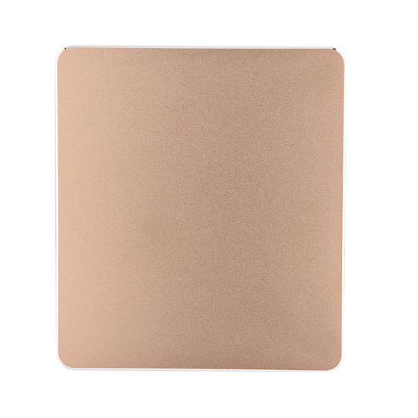 Aluminium NOn slip Gaming Mouse Pad Mat Dobbeltsidet Nøjagtig Kontrol Musemåtte til PC Guld