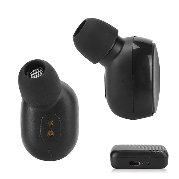TWS M12 Trådløse Ørepropper Bluetooth 5.0 LED-skjerm Øretelefoner Vanntett S12 Hodesett A9
