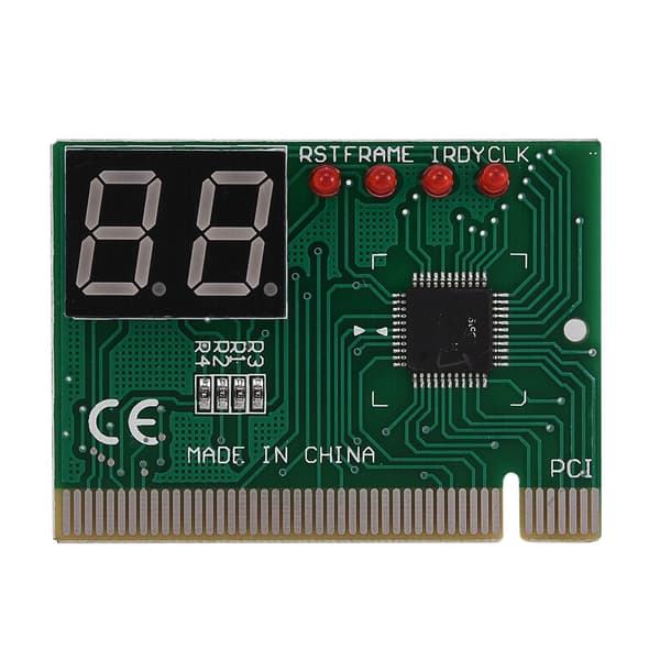 2-cifret PCI PC-diagnosekort Motherboard Tester Analyzer