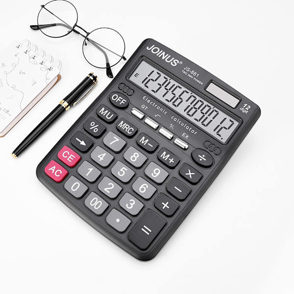 JS-881 Bærbar grunnleggende kalkulator elektronisk kalkulator for studentkontor