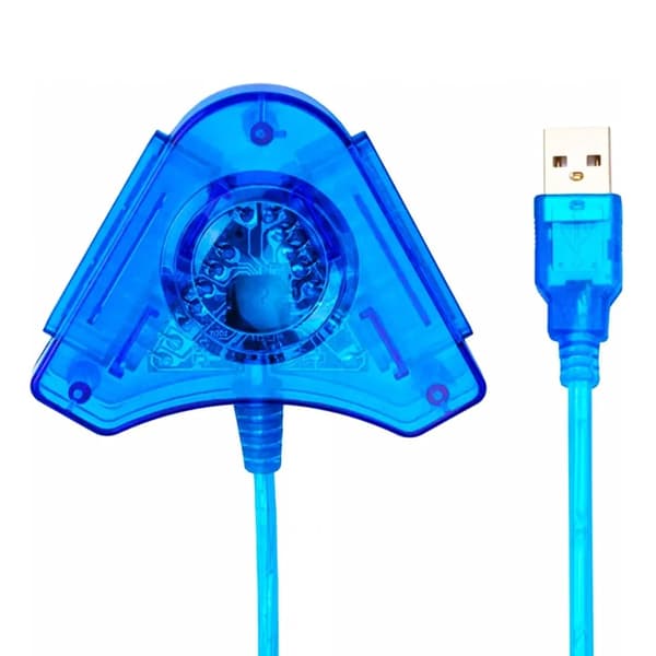 for PS2 til PC-konverter Plug and Play 1 PC-datamaskin til 2 for PS2-adapterkonverterkabel for WIN98 XP 7 8