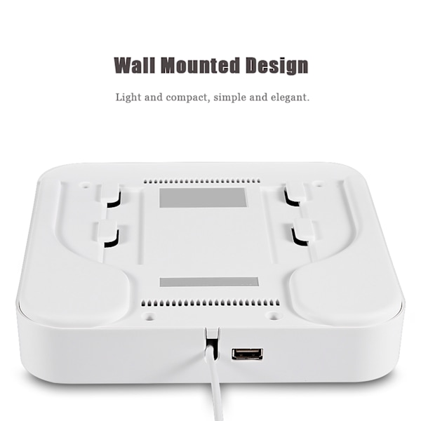 Bærbar veggmontert Bluetooth-stereofjernkontroll CD MP3-spiller