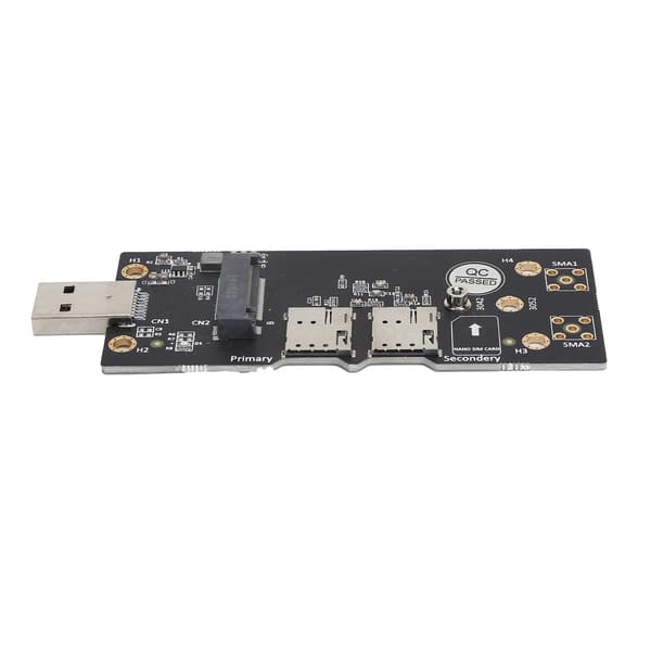 M.2 til USB 3.0 Adapter NGFF Key B 3G/4G/5G Riser Modul Test med Dobbelt SIM-kortslot