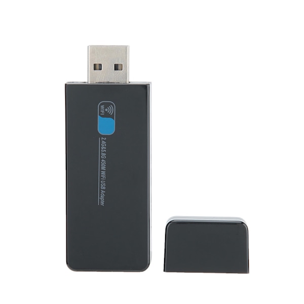 WIFI-adapter USB 600M Dual Band trådlöst nätverkskort för stationära / bärbara datorer