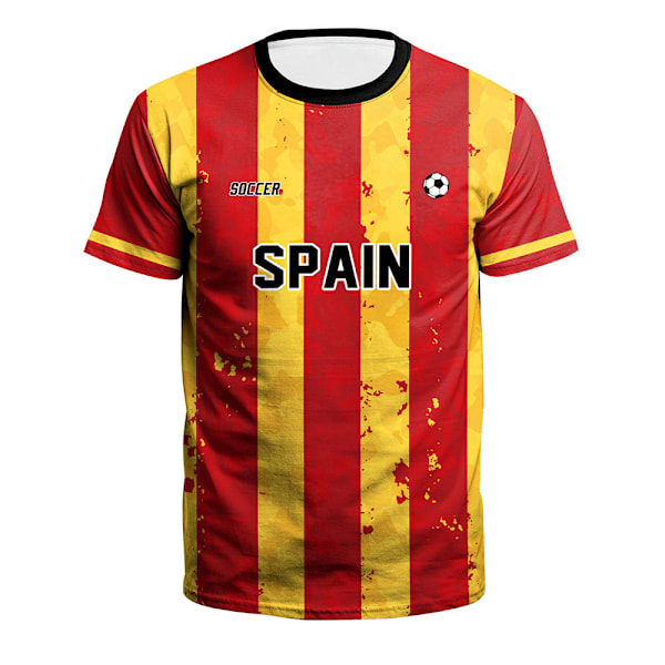Wekity 2022 World Cup Soccer Jersey Men's Soccer Shirt SPAIN, XL