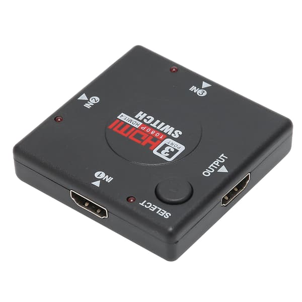 Switcher 3 i 1 ud High Definition Multimedia Interface Audiokonverter Signalsplitter