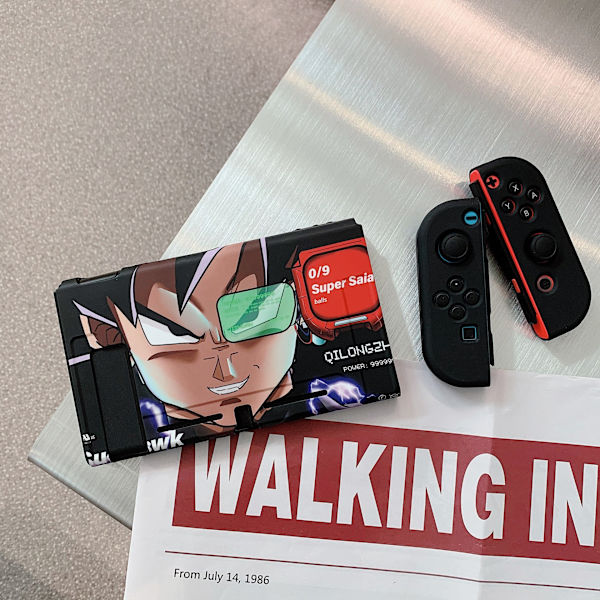 Dokkbar beskyttende deksel for Nintendo Switch, søt myk TPU slank deksel for NS-konsoll og Joy-Con-kontrollere