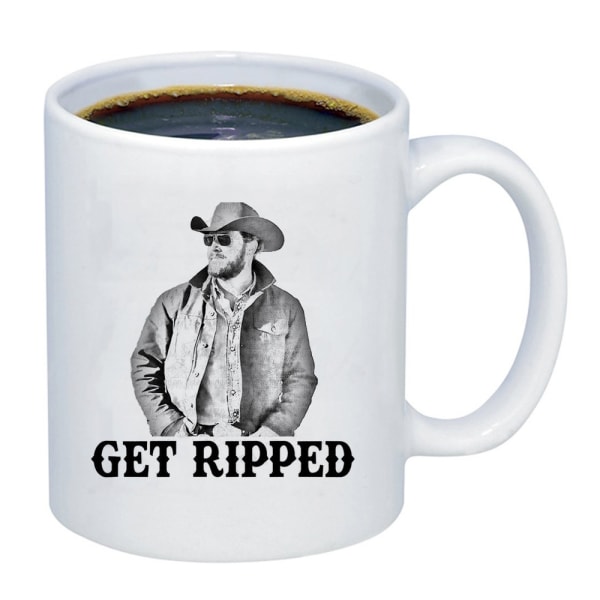 Bli rippad - Rip Wheeler Yellowstone Mugg, Roliga Kaffe Muggar, Nyhetsgåva för Vän, Söta Kaffe Kopp Gåvor 11oz