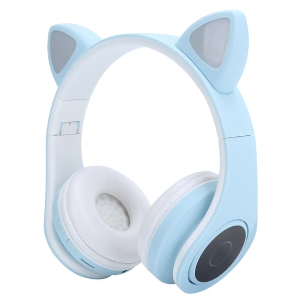 LED Katteøre Støjreduktion Hovedtelefoner Bluetooth 5.0 Bærbart Headset med Mikrofon
