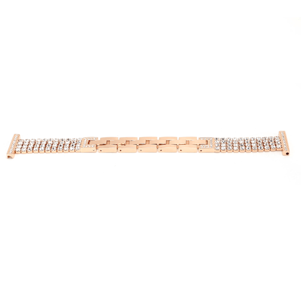 4 Rhinestone Watch Strap Band Replacement Wristband til Huawei Watch 22mm EnhederRose Gold