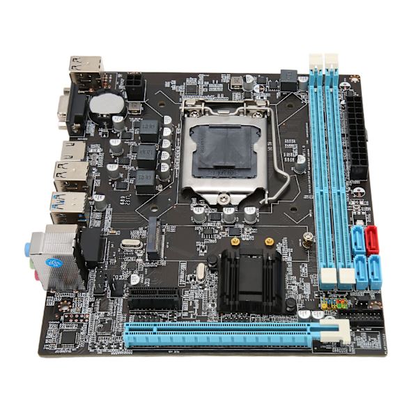 LGA 1155 Moderkort B75 2 240Pin DDR3 SDRAM VGA HD Utmatning PCI Express X16 X1 M.2 NVMe Micro ATX Moderkort för Chassi