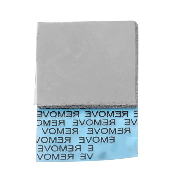 2 stk. 15mm*15mm*1mm CPU GPU Termisk Silica Pad Køling Ledende Varmeafleder CPU Chip Silikone Pad