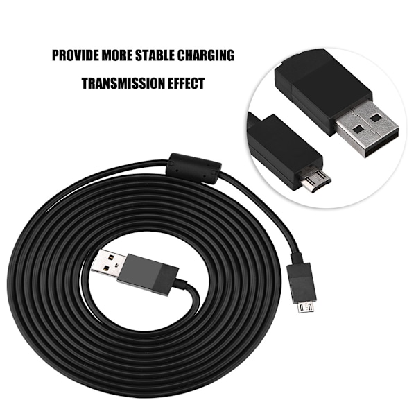 1 st 2,7 m höghastighets USB-strömkabel för Xbox One trådlös handkontroll