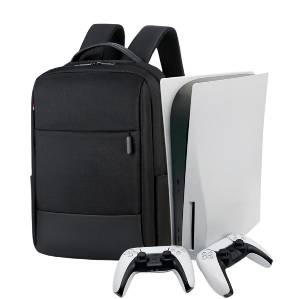 PS5-konsolbärväska kompatibel med Playstation 5 skyddad förvaringsdatorväska rese-ryggsäck