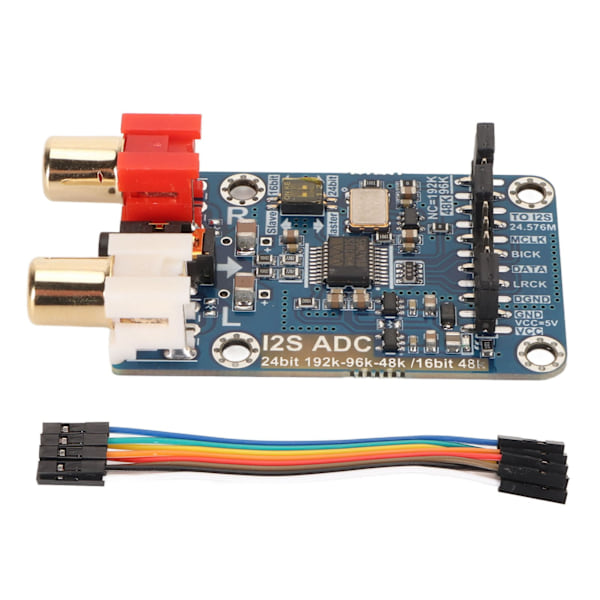 I2S ADC Audio I2S Capture Card Modul Master Slave Mode Udviklingskort Tabsløst Digital Audio I2S ADC Dekoder
