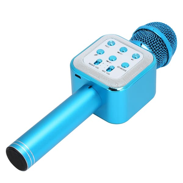 Bluetooth trådløs mikrofon LED lys blinkende håndholdt mikrofon til karaoke