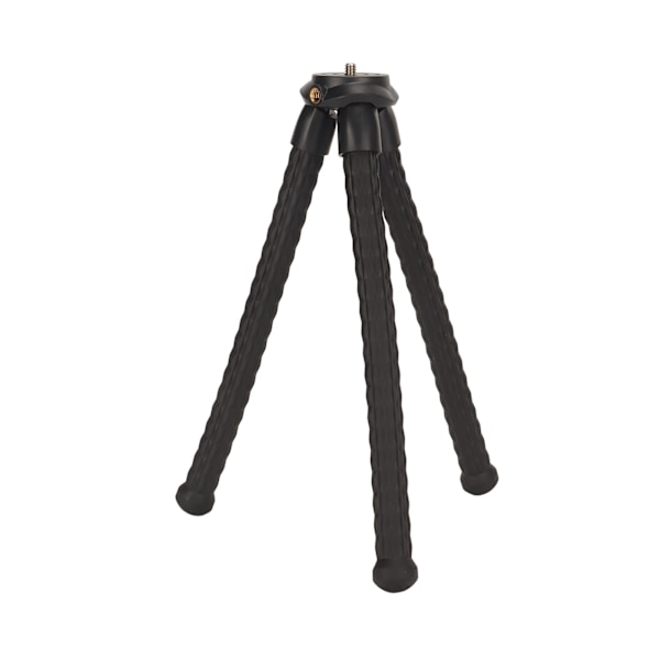 Mini Fleksibel Tripod Stativ 1/4 Tommers Skrue Bærbar Tripod med Skjult Telefonholder Koldskofæste til Kamera Telefon