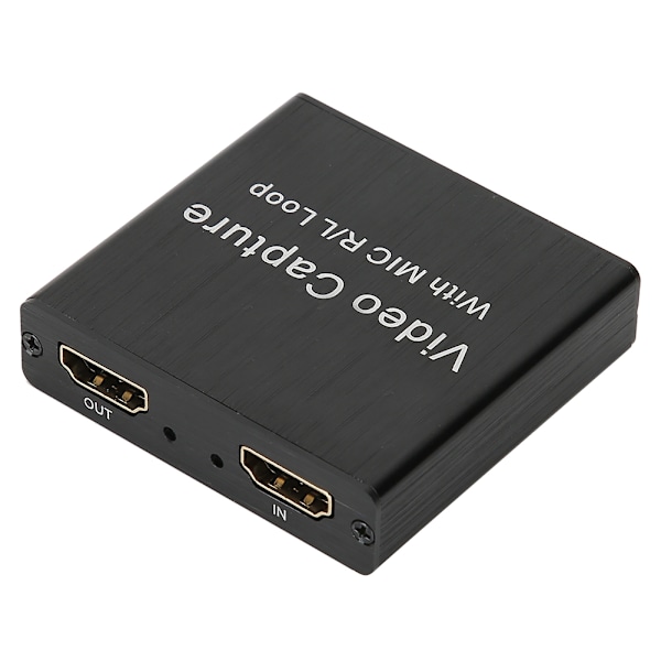 USB 2.0 Videokort HDMI 1080 Videoinspelningsbox 3.5MIC Spel Sändningsuppsamlare