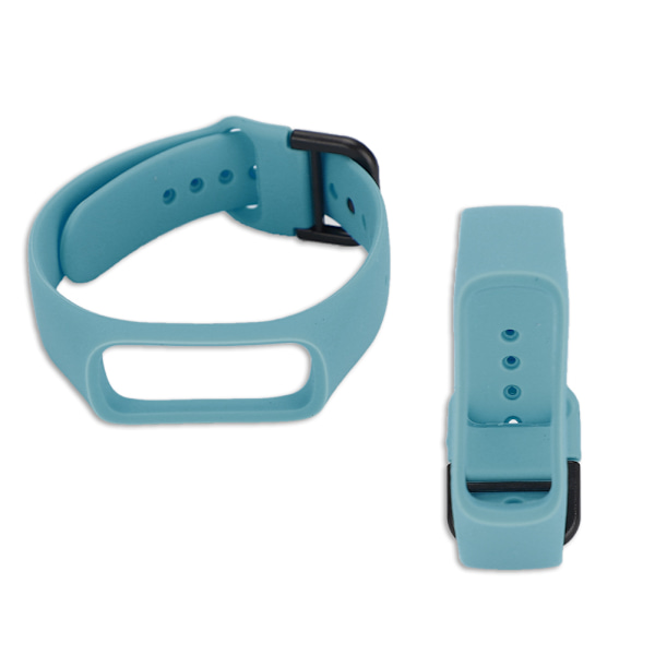 Integrerad enfärgad klockarmband för Samsung Galaxy Fit-e SM-R375 Teal Blue