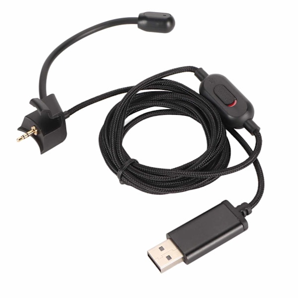 USB-erstatningskabel for hodetelefoner med 2,5 mm plugg - Erstatningskabel for hodetelefoner med knappkontroll og mikrofon for 35 II 6,6 fot