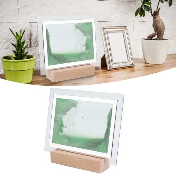 Flytende sandmaleri nattlys mobil skrivebords kunst mobil sandkunst bilder landskap nattlys USB-plugg inn