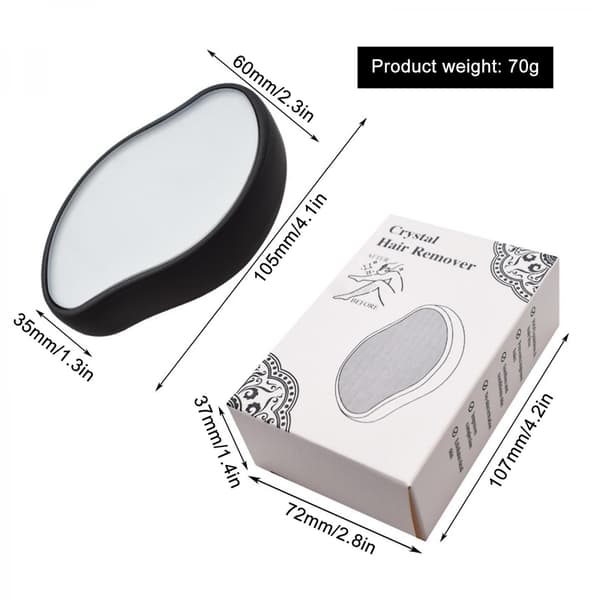 Ergonomisk designet epilator glas grooming kit hårfjerner husholdnings hårfjerner instrument sæt