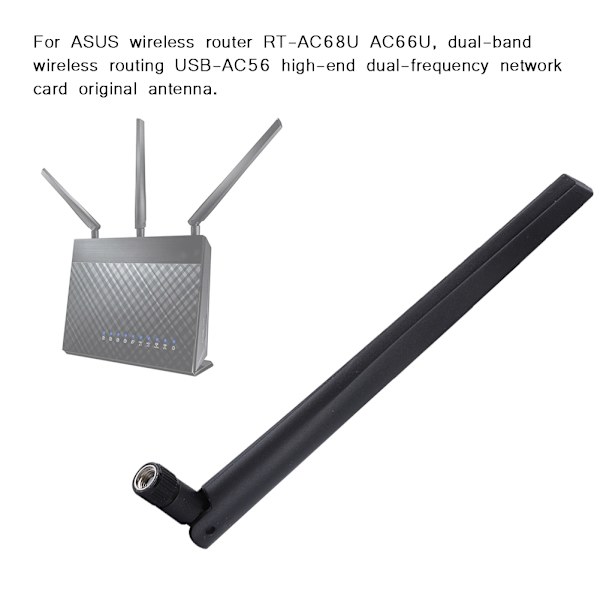 3 stk. WiFi-router SMA trådløs netværkskort ekstern antenne til ASUS RT-AC68u
