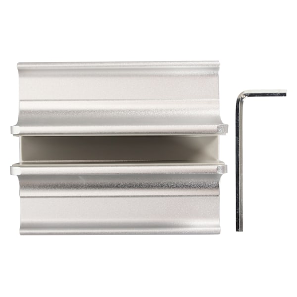Vertikal bærbar computer stand 3 i 1 aluminiumlegering justerbar størrelse pladsbesparende bærbar computer holder til maksimalt 17,3 tommer bærbar computer sølvfarve
