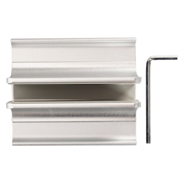 Vertikal Laptop Stativ 3 i 1 Aluminiumlegering Justerbar Storlek Platsbesparande Laptop Hållare för Max 17,3in Laptop Silver Färg