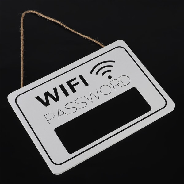 Lösenord Displayskylt Vägghängande Kafé Bokhandel Retro hängande svart tavla