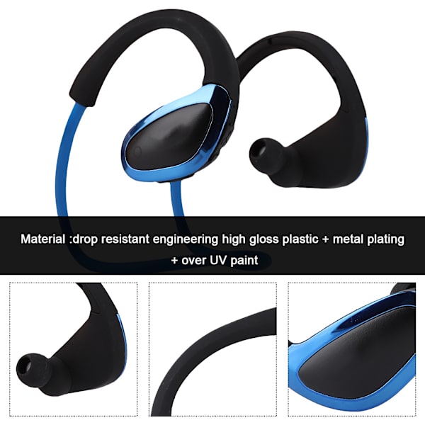 Langattomat nappikuulokkeet, Hh802 urheilu- ja kuntoilukuulokkeet Bluetooth 4.1 langattomat Bluetooth-kuulokkeet