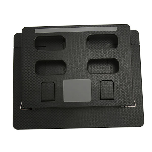 Laptopstativ med 360° roterande bas Justerbar Multifunktionell Ergonomisk Laptop Riser Hopvikbar Lyftbar Laptopstativ