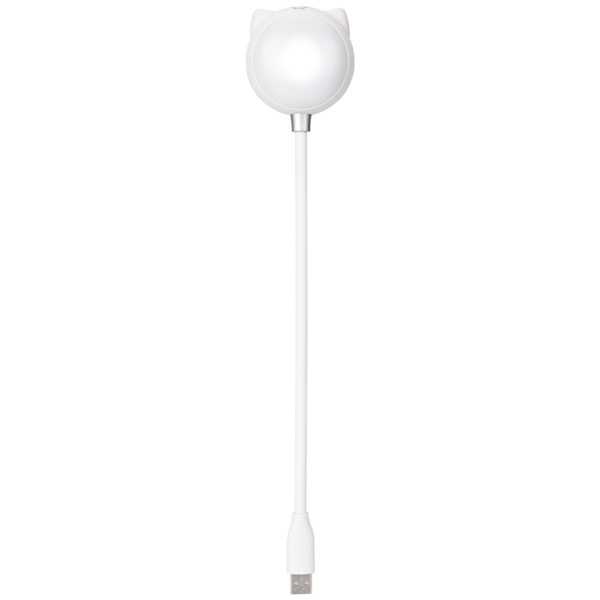 Kannettava USB-virralla toimiva Bluetooth-kaiutin, sarjakuvamainen yövalolamppu olohuoneeseen, makuuhuoneeseen, valkoinen