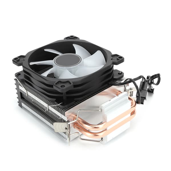 CR1200 CPU-køler 2 varme rør tårn køling fans køleplade computer tilbehør