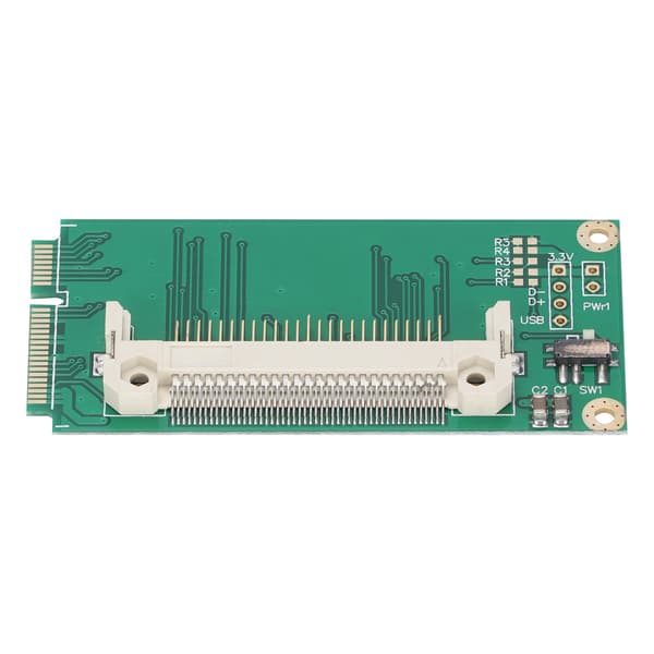CF-kortkonverter bærbar grøn tavle PCIE-riserkort til Windows3.1/Win7/Win8/Vista NT4/98SE/Linux