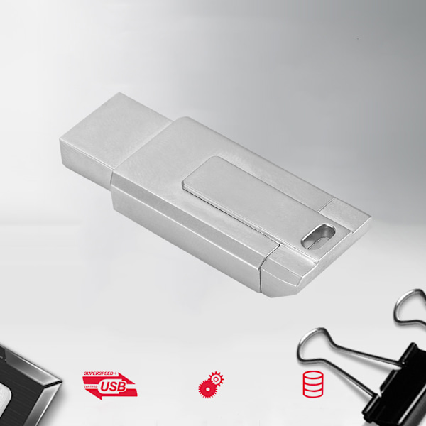 16G Sammenføjet Legering U-disk med Hul USB 2.0 Flash Disk Memory Stick til TV Computer Router