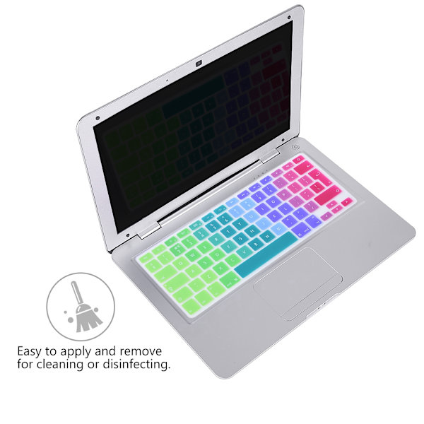 1 st 13/15 tum tangentbordsöverdrag för Apple MacBook Air/Pro (bländande europeisk engelska)