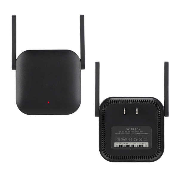 För MIUI MT7628K 8MB DDR1 2MB Flash-minne WIFI-förstärkare Pro 300Mbps Svart