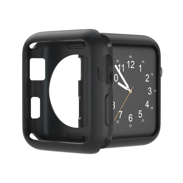 Kompatibel til Apple Watch Series 6/5/4/SE 40 mm urkasse Blød silicagel Tynd letvægts beskyttende kofangercover beskyttelsestilbehør